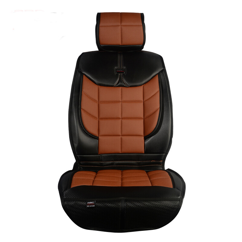 WRC 全包頭等倉款 運(yùn)動汽車坐墊 打孔透氣四季通用座墊 咖啡色 [廠家直發(fā)]